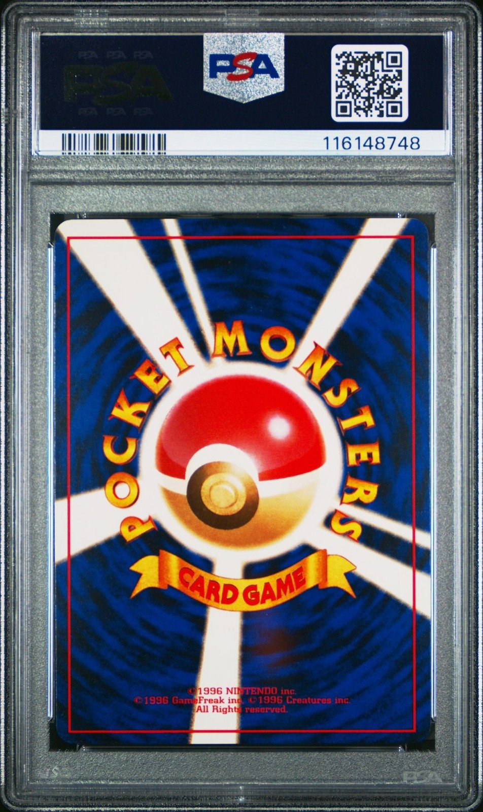 1999 POKEMON JPN BULBASAUR DECK 3 VENUSAUR - HOLO PSA 9