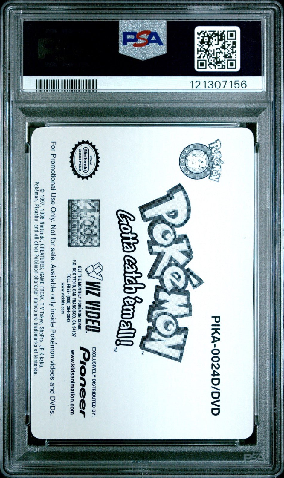 2000 Pokemon Pioneer Promo Into The Arena 3D Charizard Nintendo PSA 9