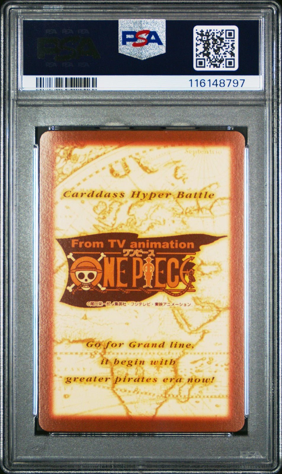 2001 One Piece CHB Japanese Holo Straw Hat Crew S120 PSA 9 Grand Line Comp3