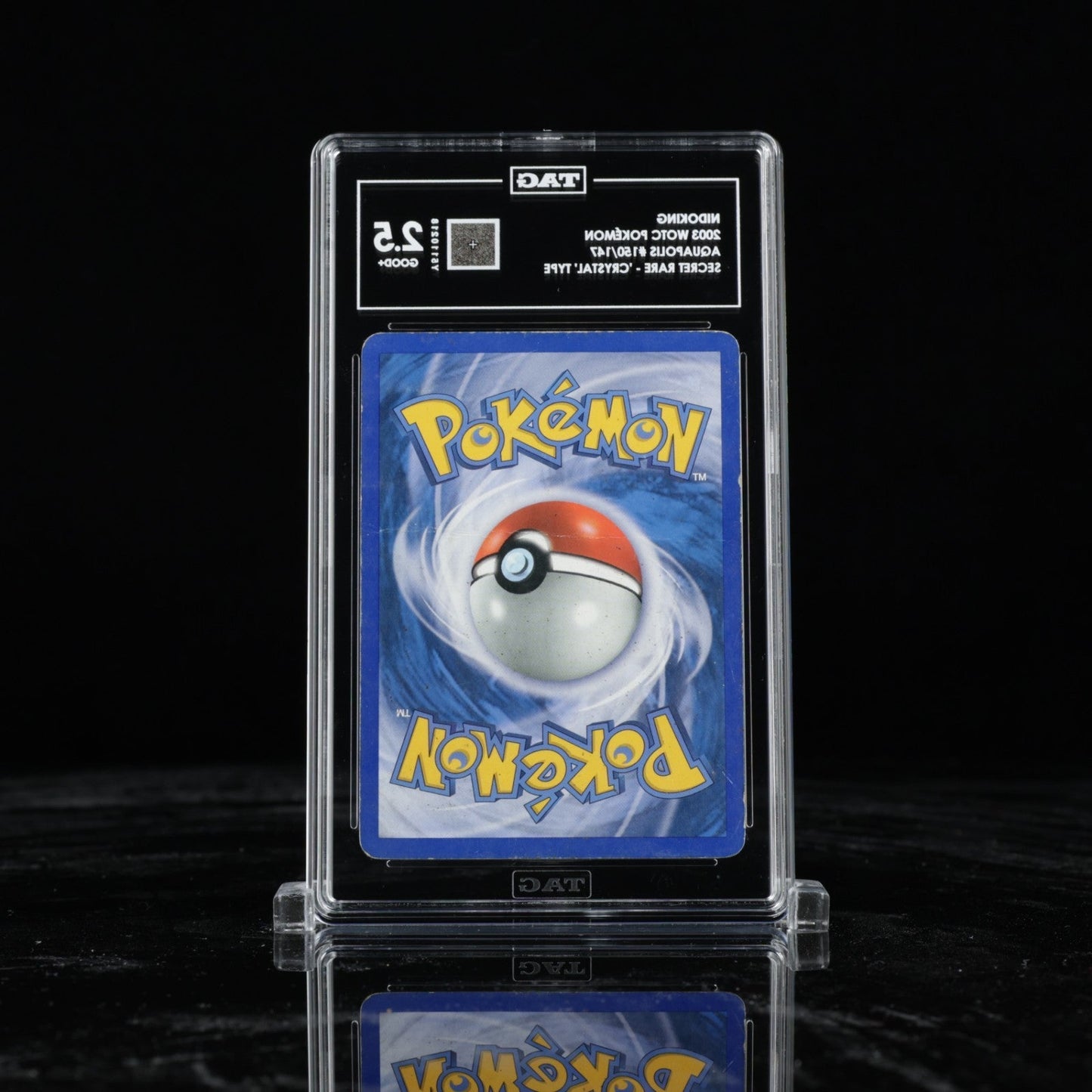 2003 Pokemon Nidoking 150/147 Aquapolis Crystal TAG 2.5