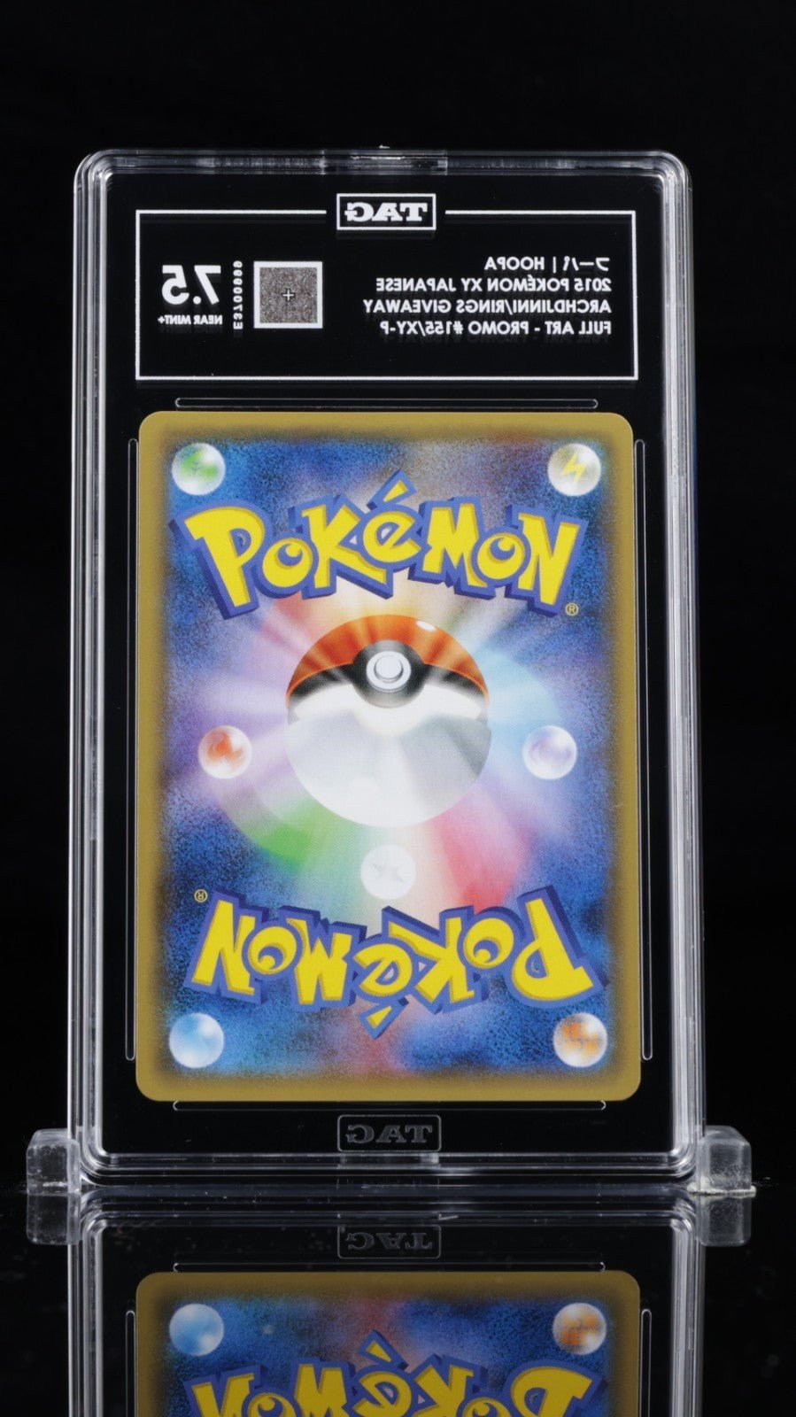 2015 XY & XY BREAK Promo Hoopa Japanese 155/XY - P Clash of the Ages TAG 7.5