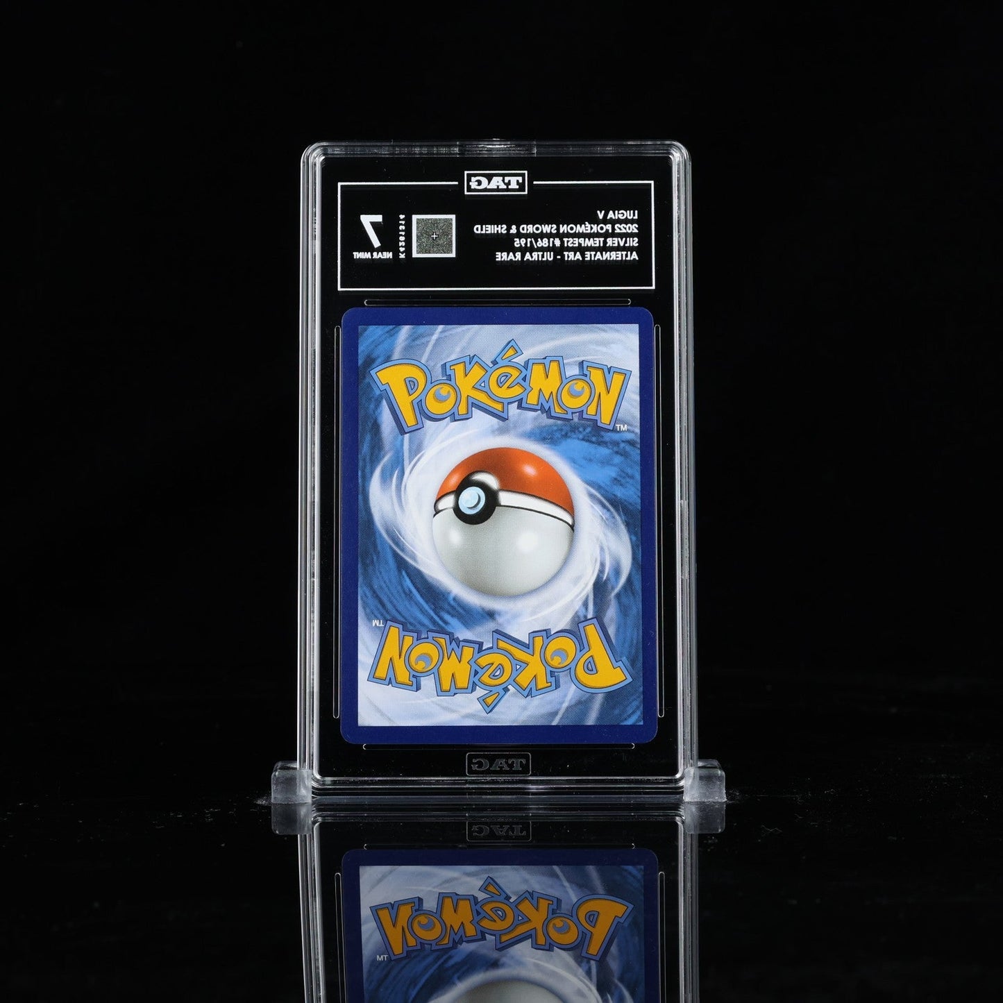 2022 POKEMON SWORD & SHIELD SILVER TEMPEST 186 FULL ART/LUGIA V TAG 7