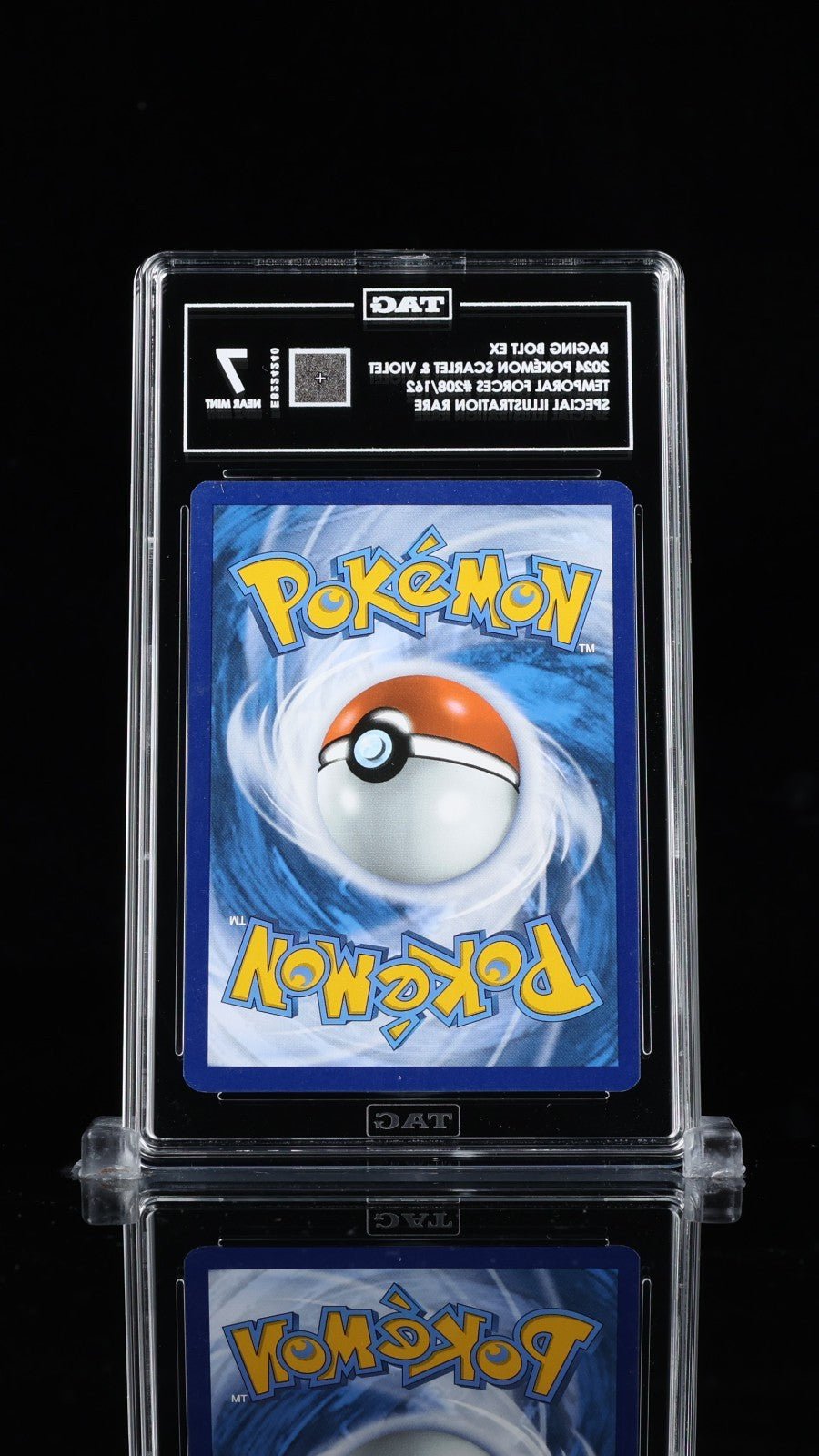 2024 Pokemon Temporal Forces Raging Bolt ex Special Illustration Rare 208 TAG 7