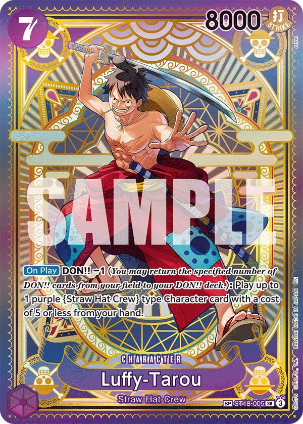 2025 ONE PIECE OP11 EN LUFFY - TAROU SPECIAL ALTERNATE ART PSA 10 ST18 - 005 SP 2