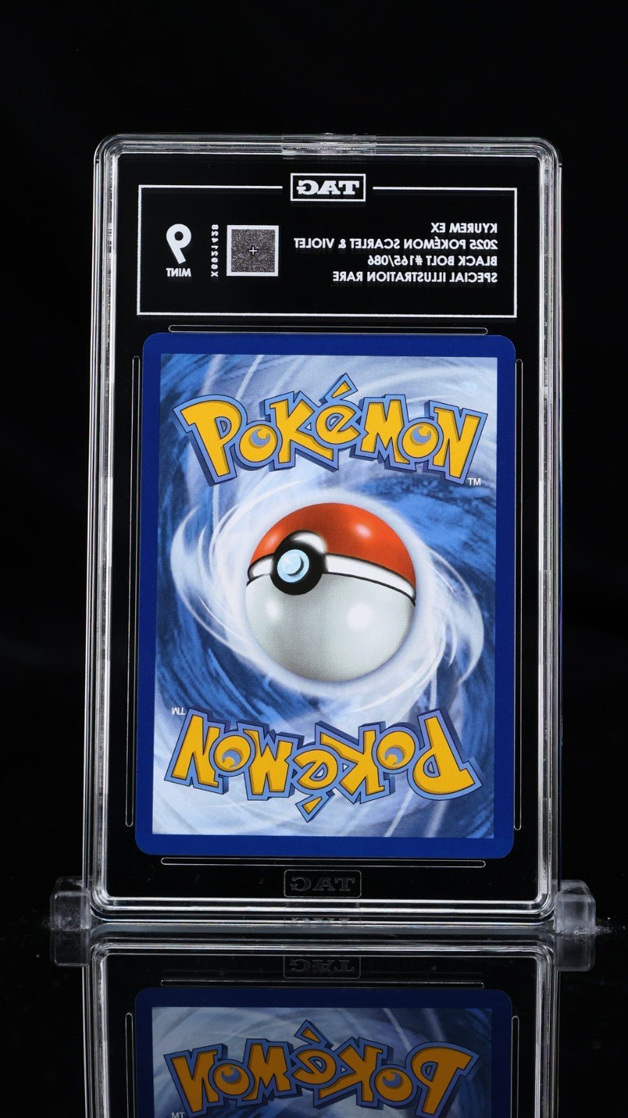 2025 POKEMON BLK EN - BLACK BOLT 165 KYUREM EX SPECIAL ILLUSTRATION RARE TAG 9