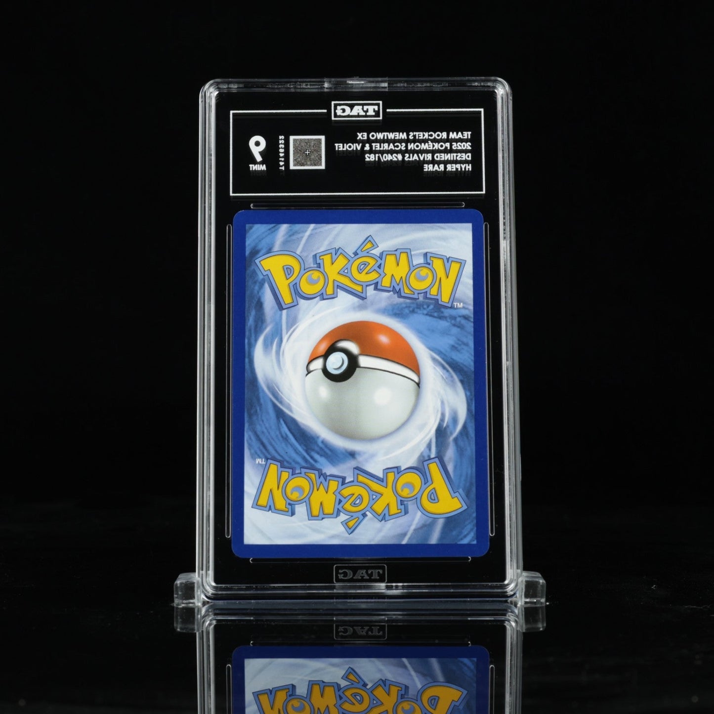 2025 POKEMON DRI EN - DESTINED RIVALS HYPER RARE TEAM ROCKET'S MEWTWO EX TAG 9