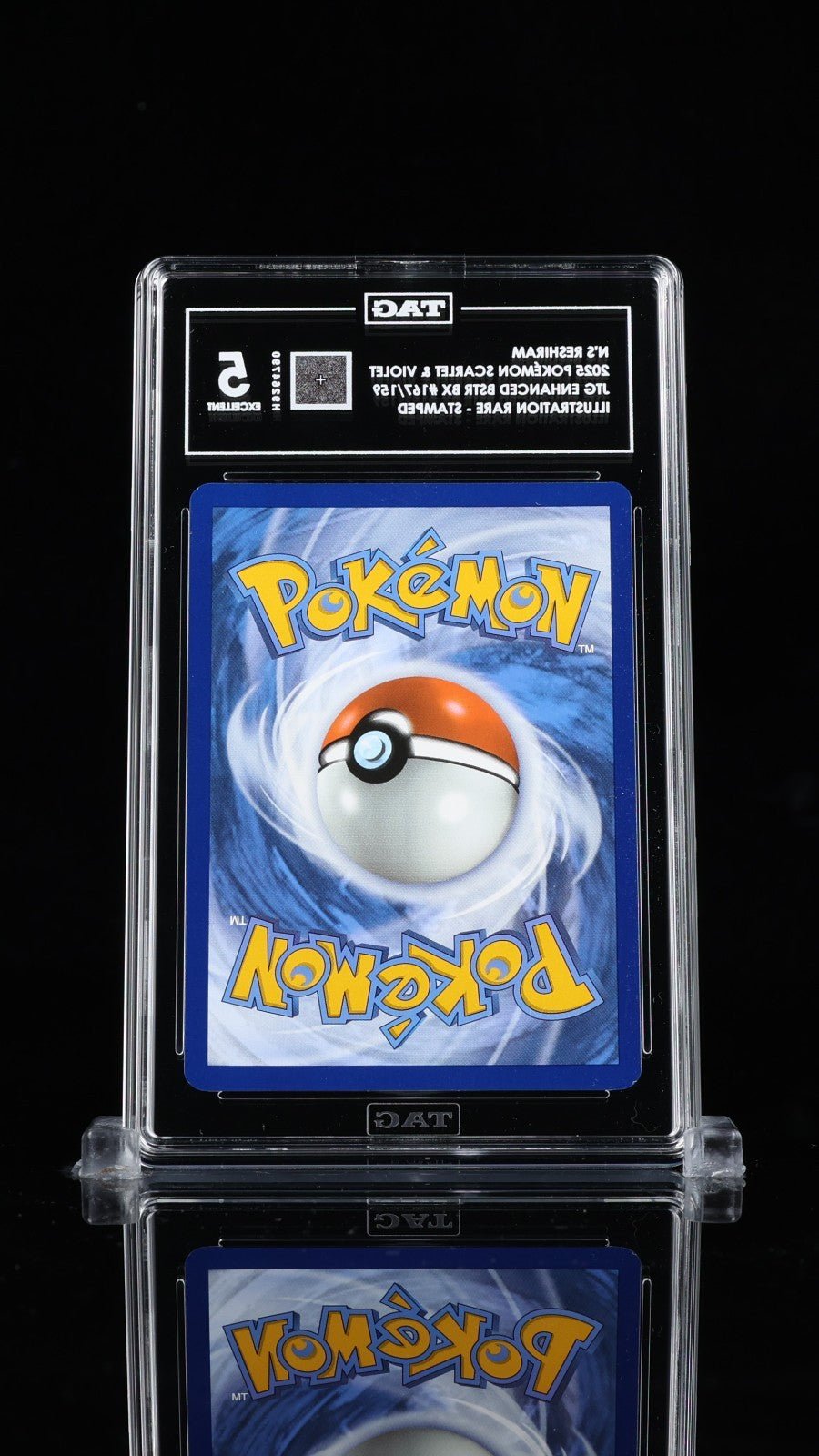 2025 POKEMON JTG EN - JOURNEY TOGETHER ILLUSTRATION RARE 167 N'S RESHIRAM TAG 5
