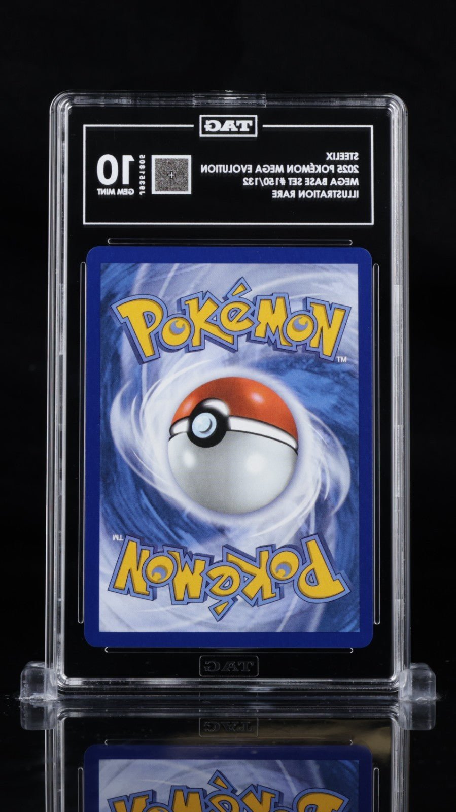 2025 POKEMON MEG EN-MEGA EVOLUTION ILLUSTRATION RARE 150 STEELIX TAG 10