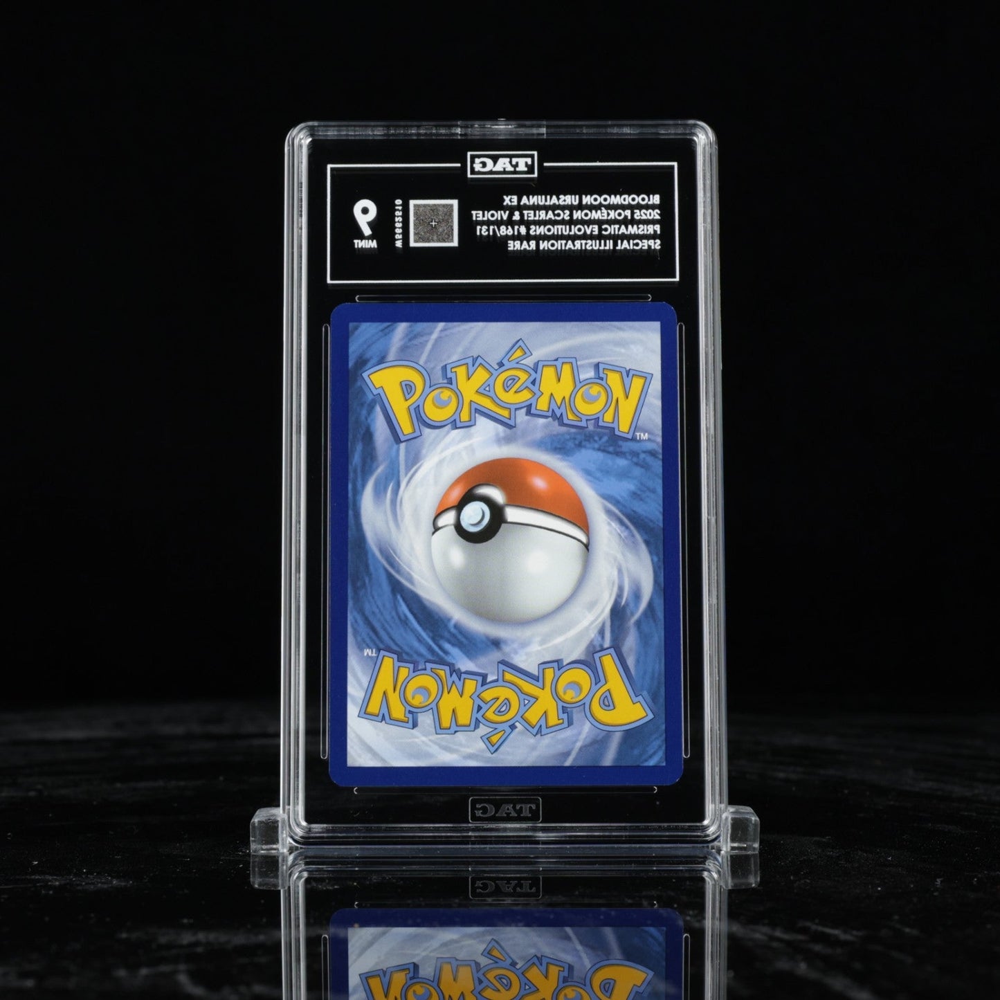 2025 POKEMON PRE EN-PRISMATIC EVOLUTIONS 168 BLOODMOON URSALUNA EX PSA 9