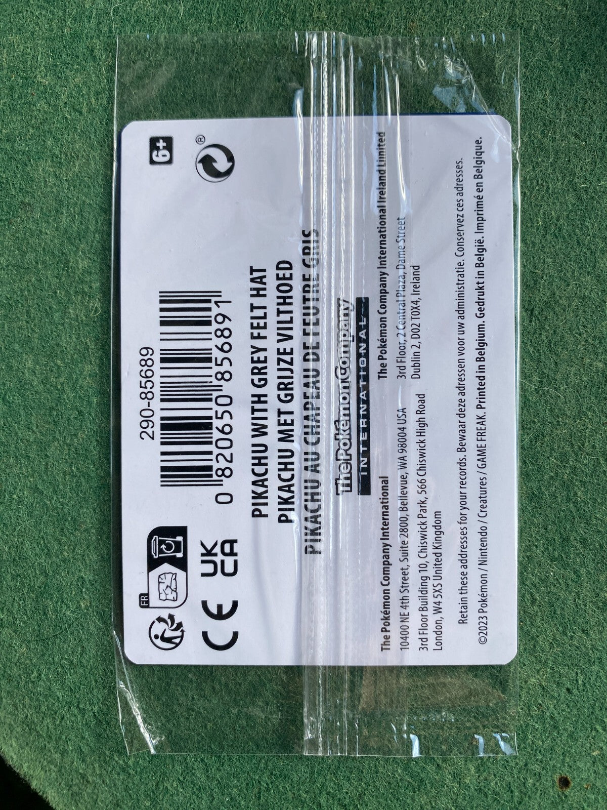 Pokemon x Van Gogh: Pikachu with Grey Felt Hat Black Star Promo Card - SEALED