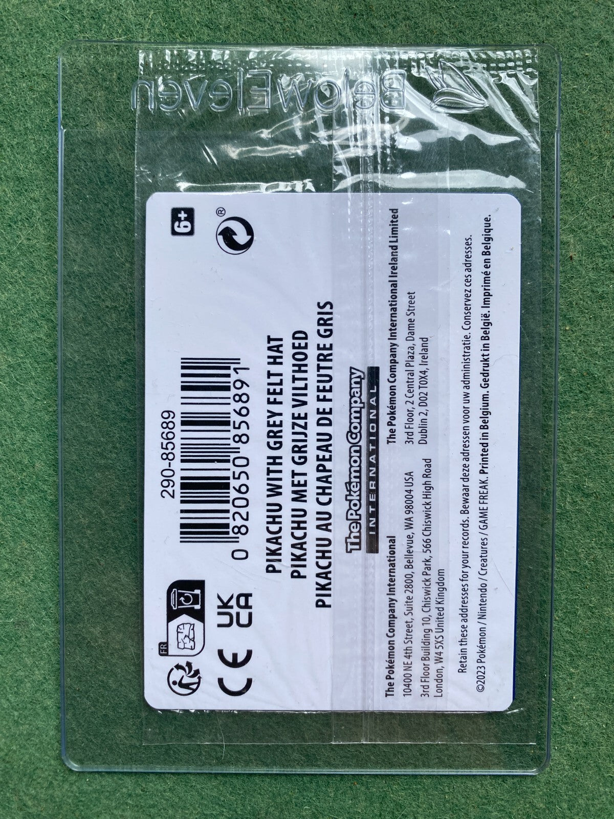 Pikachu With Grey Felt Hat 085 Promo Pokemon Van Gogh Museum Sealed #5