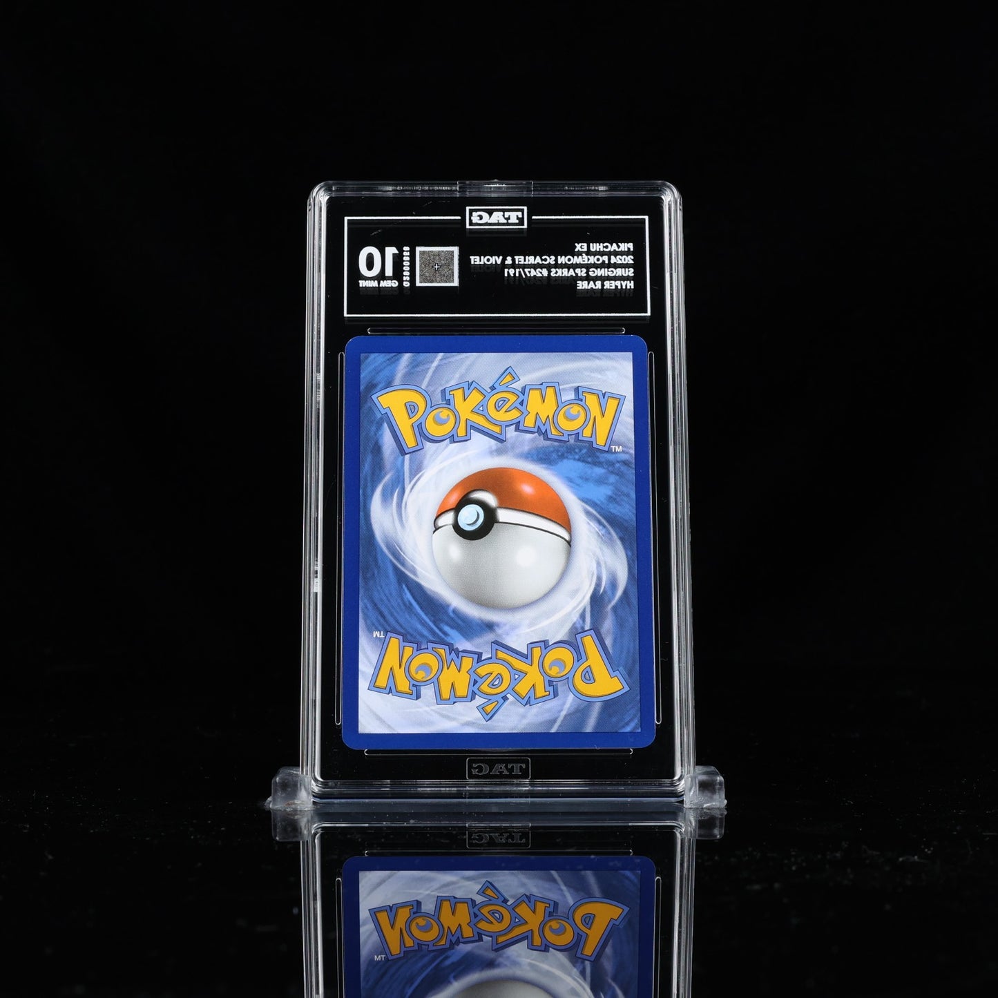 TAG 10 Pokemon Pikachu ex - 247/191 - Hyper Rare Gold SIR