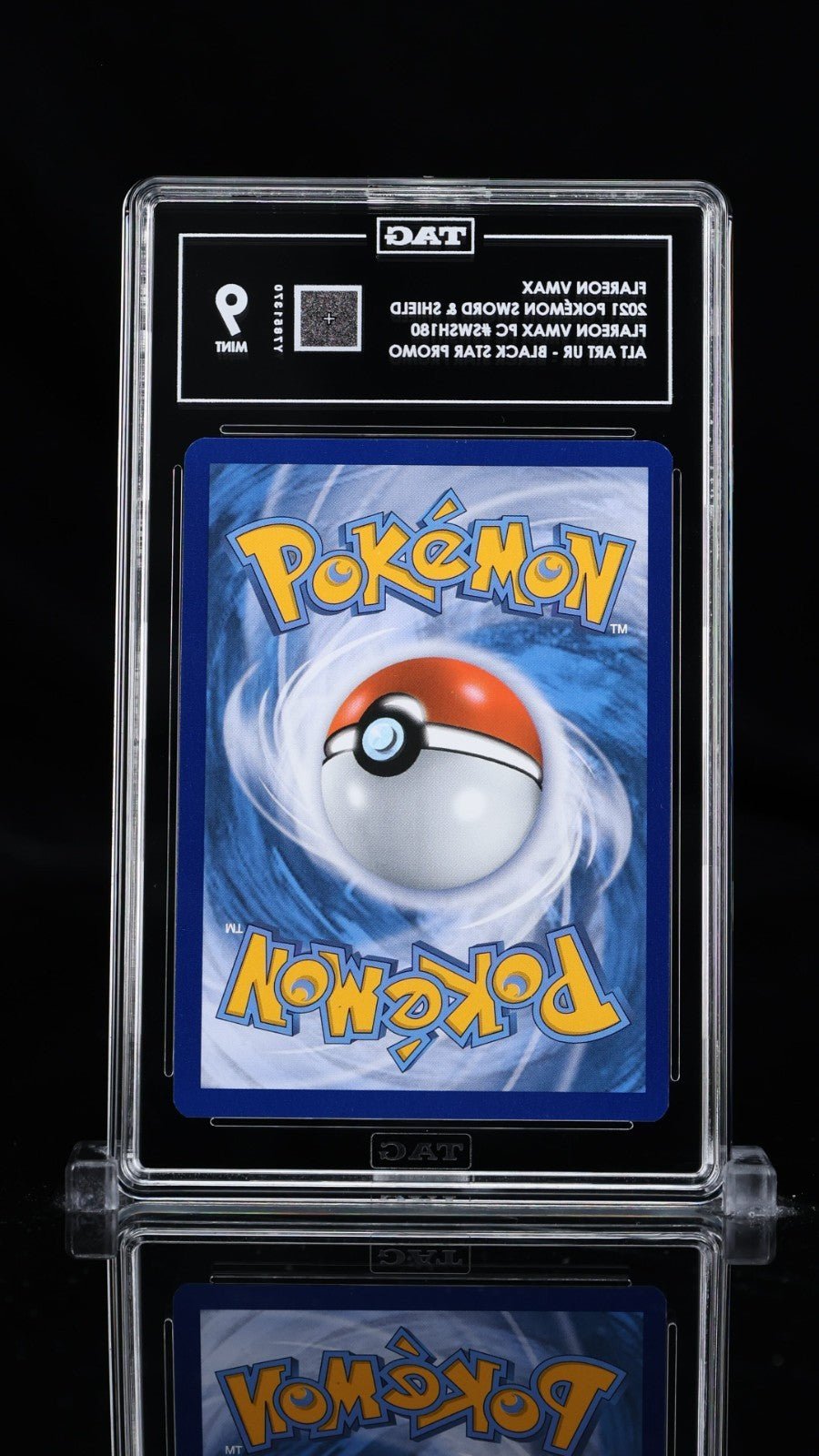 Flareon VMAX SWSH180 Full Art TAG 9 Pokemon