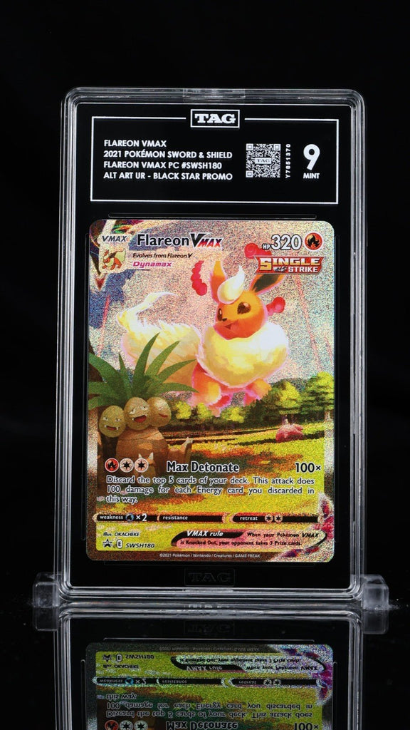 Flareon VMAX SWSH180 Full Art TAG 9 Pokemon