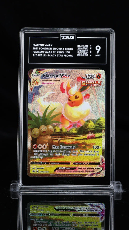Flareon VMAX SWSH180 Full Art TAG 9 Pokemon