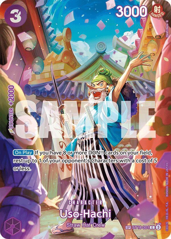 One Piece Uso - Hachi (SP) ST18 - 001 Royal Blood Foil TAG 10