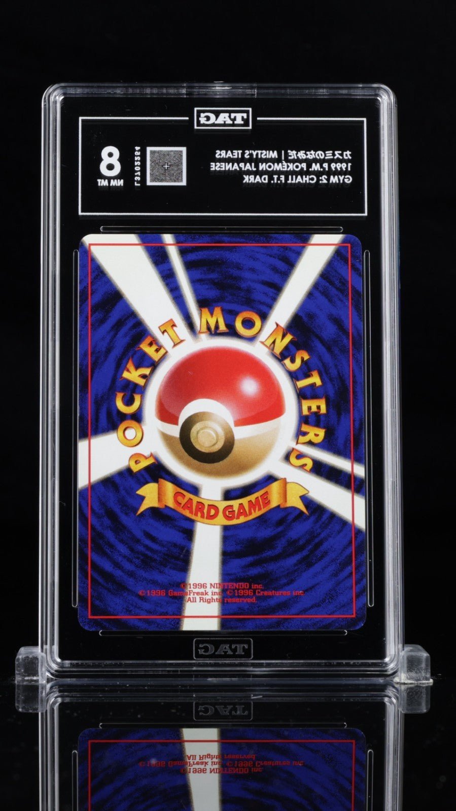 Pokemon 1998 Misty's Tears Japanese Gym Trainer TAG 8