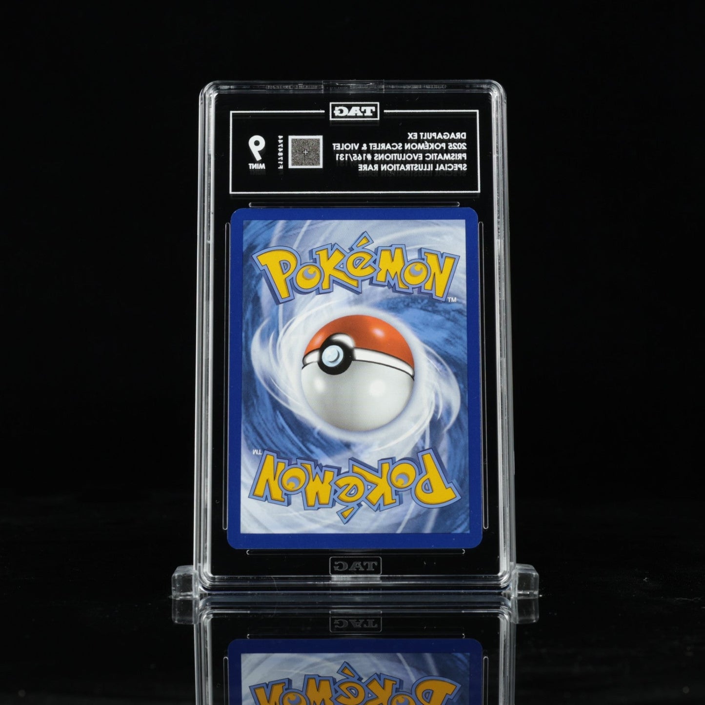 Pokemon Dragapult EX 165 Prismatic Evolutions Special Illustration Rare TAG 9