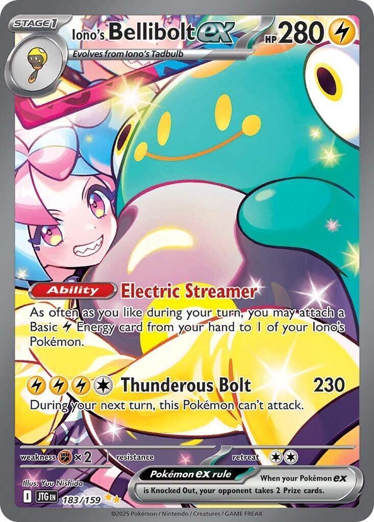 Pokemon Iono's Bellibolt Journey Together 183/159 PSA 9