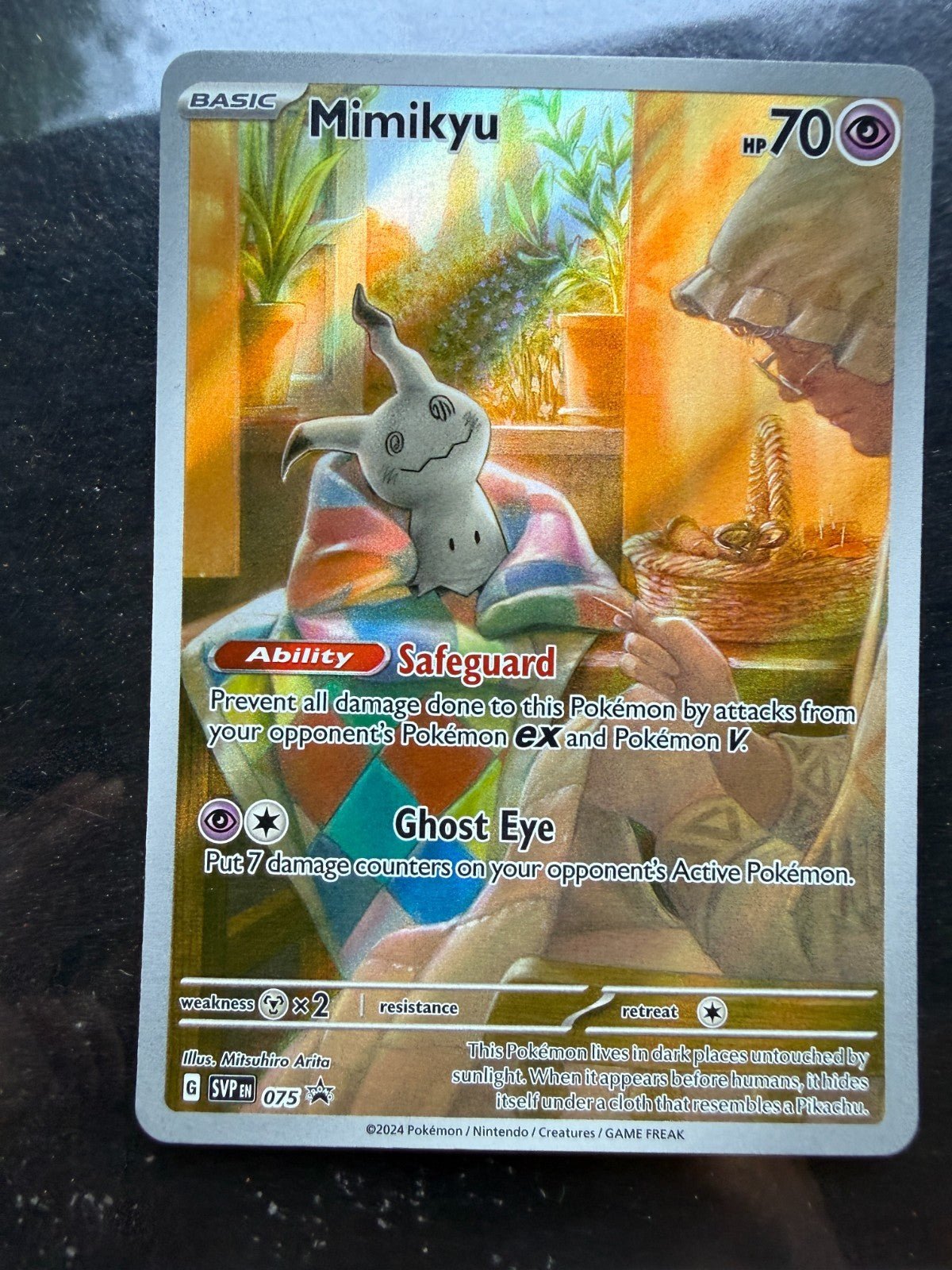 Pokemon Mimikyu 075 Sv: Scarlet & Violet Promo Holo NM