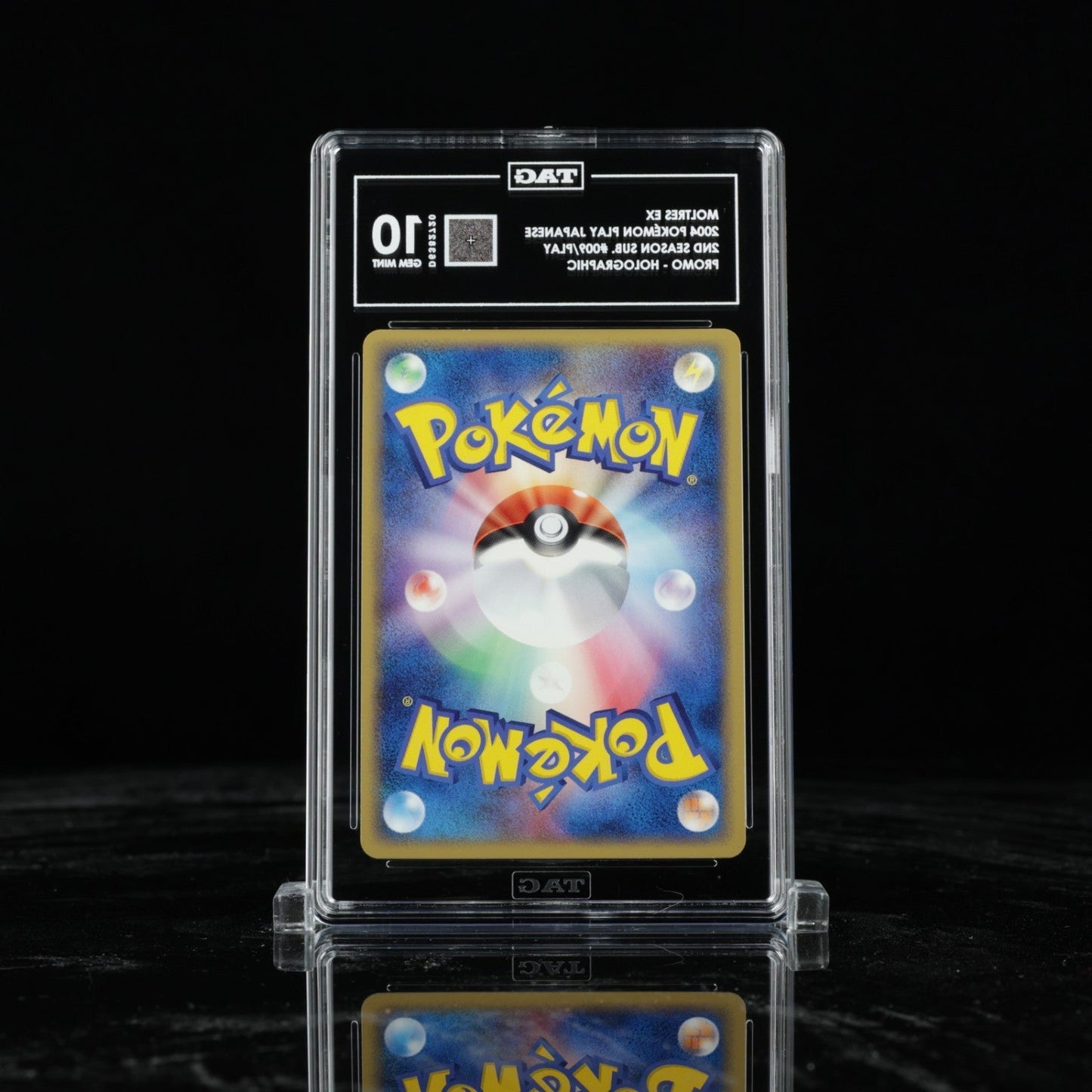 Pokemon Moltres EX 009/PLAY 2nd Season Sub Promo Holo 2004 Japanese TAG 10