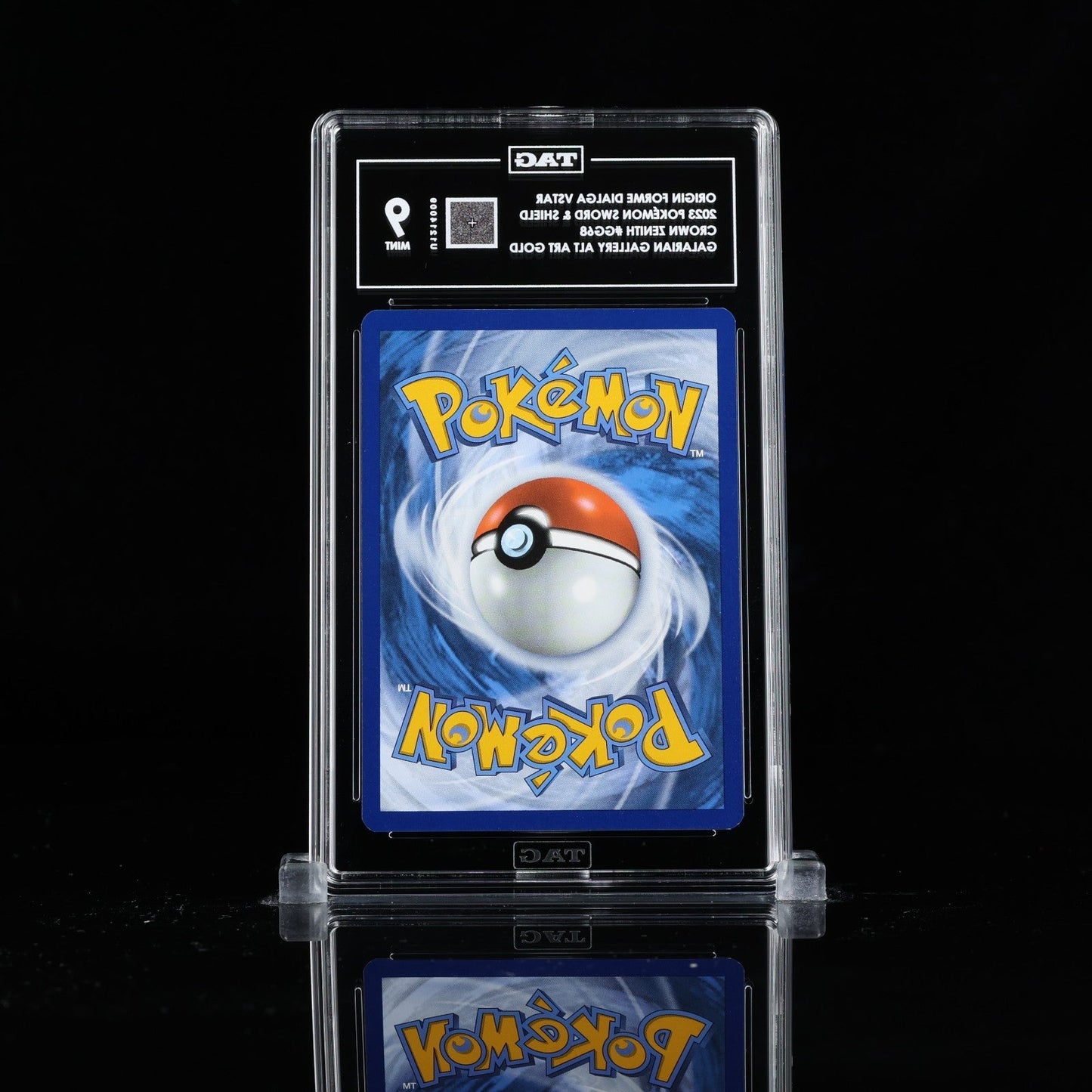 Pokemon Origin Forme Dialga VSTAR GG68 TAG 9 Crown Zenith