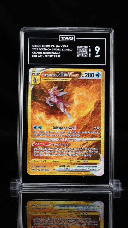 Pokemon Origin Forme Palkia VSTAR GG67 Crown Zenith Galarian Gallery TAG 9