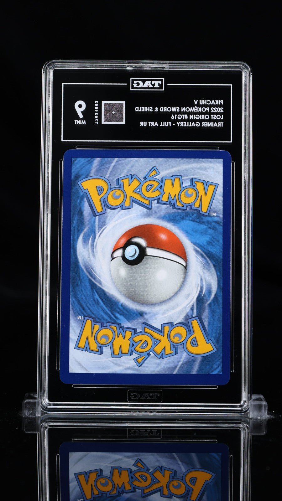 Pokemon Pikachu V TG16/TG30 Swsh11: Lost Origin Trainer Gallery Holo TAG 9