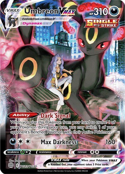 Pokemon PSA 9 Umbreon VMAX TG23: Brilliant Stars Trainer Gallery Holo English