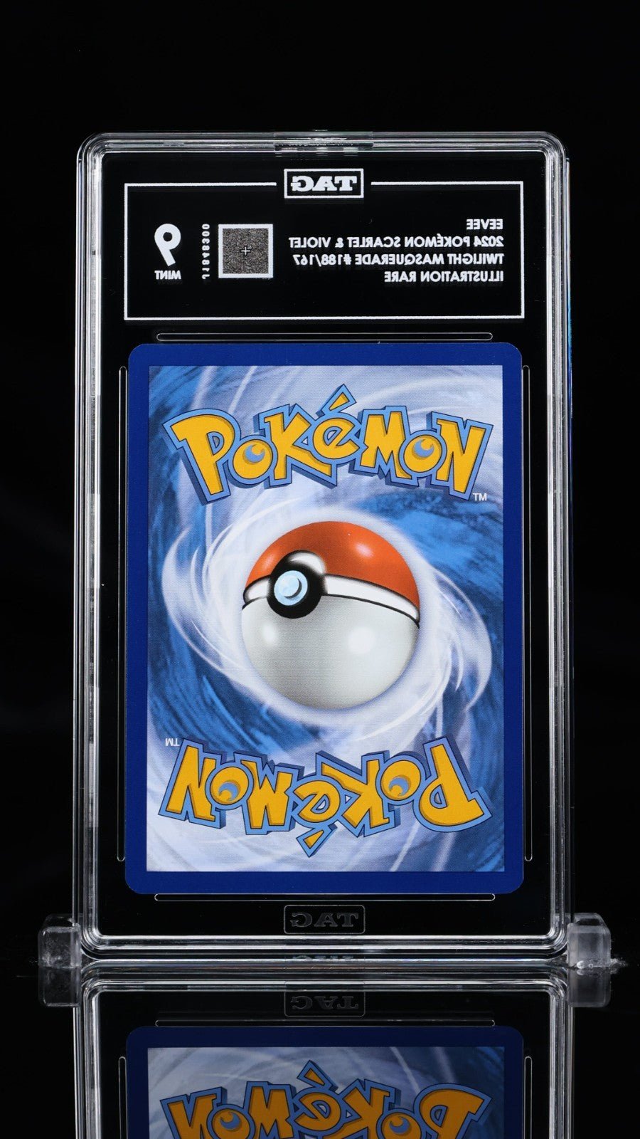POKEMON TAG 9 Twilight Masquerade Eevee 188/167 IR