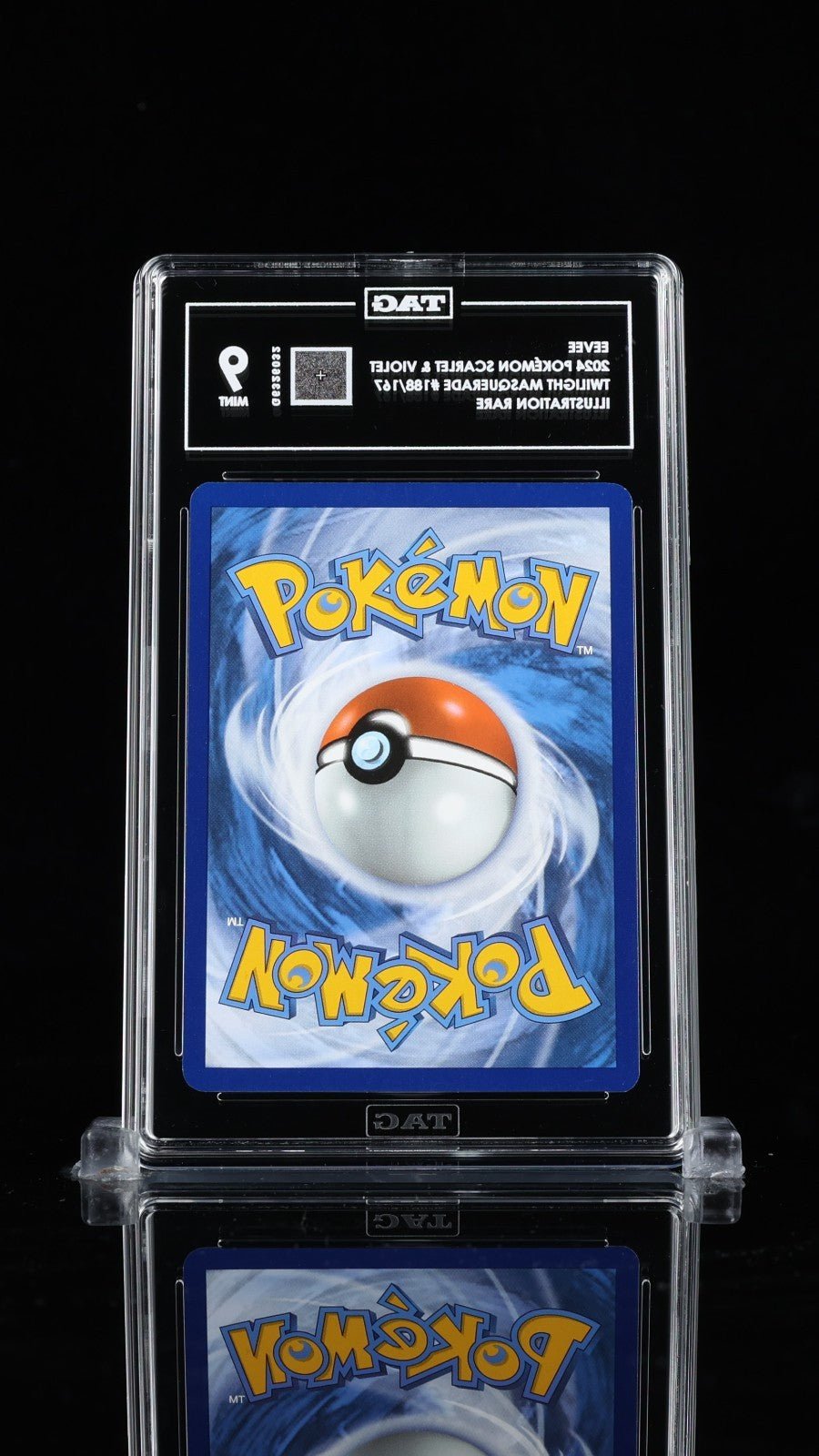 POKEMON TAG 9 Twilight Masquerade Eevee 188/167 IR