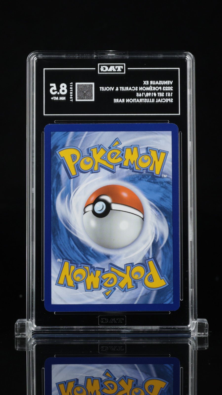 Pokemon Venusaur ex 151 MEW EN Special Illustration Rare 198 TAG 8.5