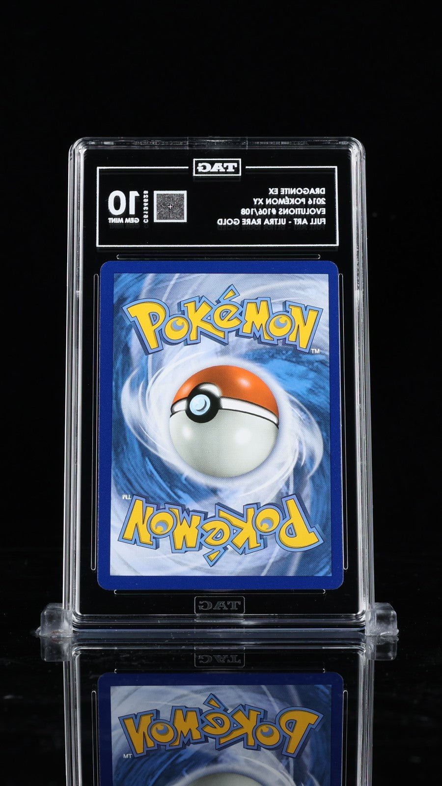 Pokemon XY Evolutions 106/108 Dragonite EX Full Art PSA 10