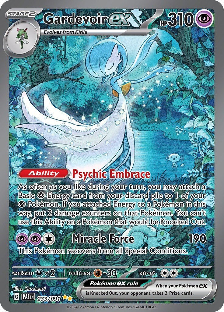 PSA 10 Gardevoir EX Special Illustration Paldean Fates 233/091