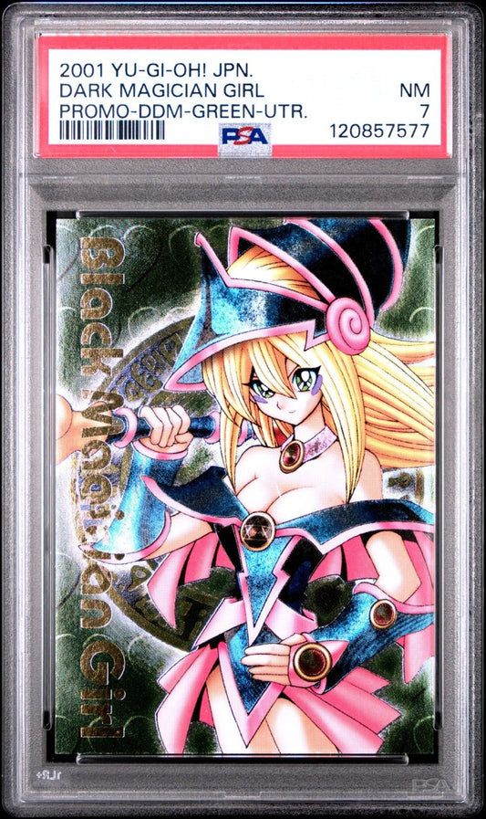 PSA 7 Dark Magician Girl DDM Dungeon Dice Monsters Green Ultimate Yugioh