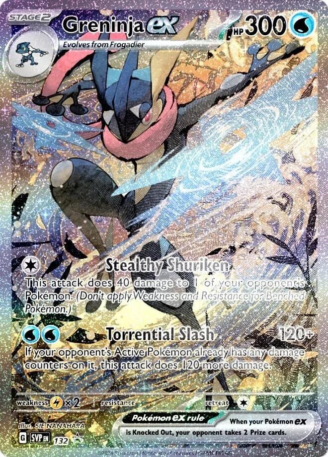 Pokemon TCG Greninja EX 132 Scarlet & Violet Promo Holo NM/M