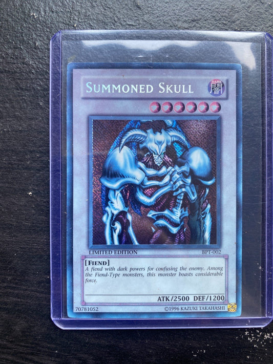 Summoned Skull BPT - 002 2002 Collectors Tin Limited Edition Yugioh Faded LP+
