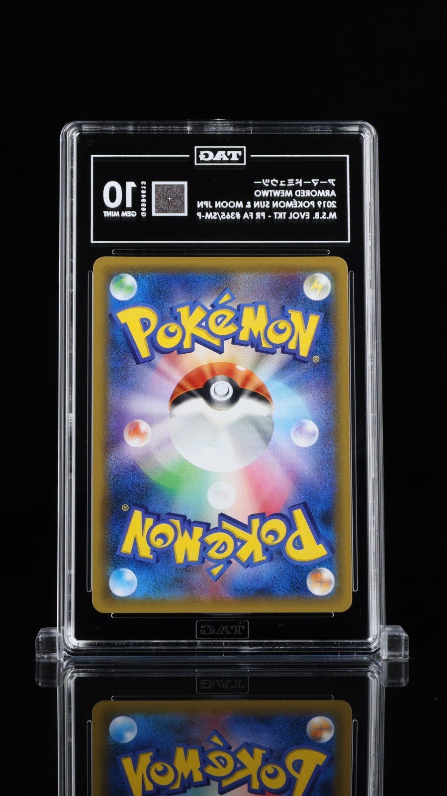 TAG 10 Pokemon Card Armored Mewtwo Promo 365/SM - P Japanese 2019