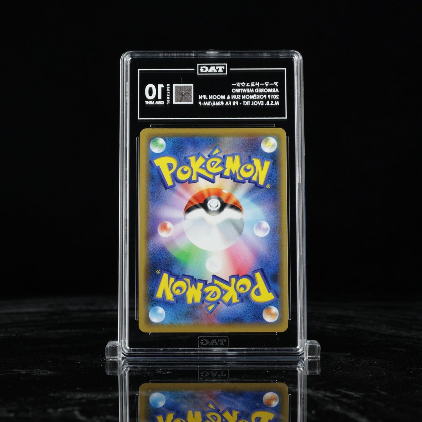 TAG 10 Pokemon Card Armored Mewtwo Promo 365/SM - P Japanese 2019
