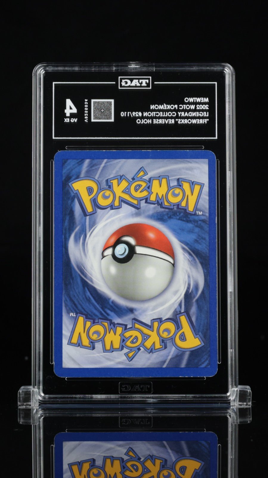 TAG 4 2002 Pokemon Legendary Collection Mewtwo 29/110 WOTC Reverse Holo PSA