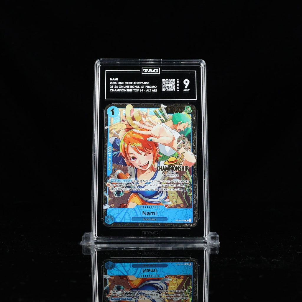 TAG 9 Nami Full Art Championship Top 64 OP09 - 050 Championship One Piece
