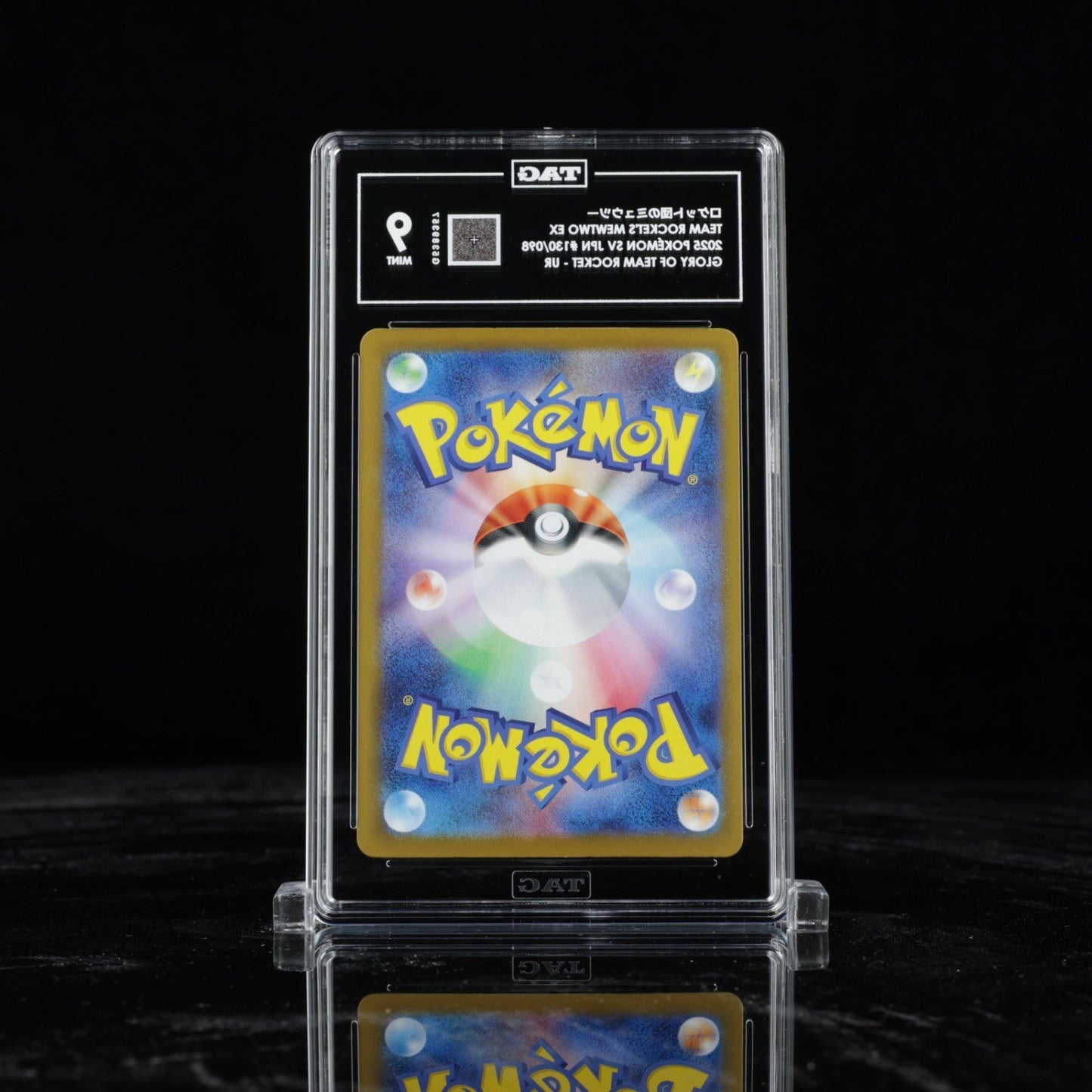 TAG 9 Team Rocket's Mewtwo ex UR 130 098 Glory of Team Rocket sv10 Pokemon JPN