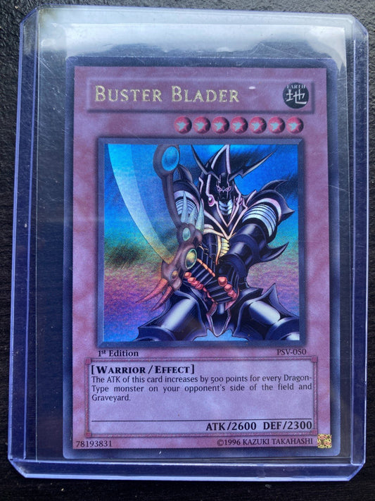 YuGiOh! Buster Blader PSV - 050 1st Edition Ultra Rare LP Faded Wavy