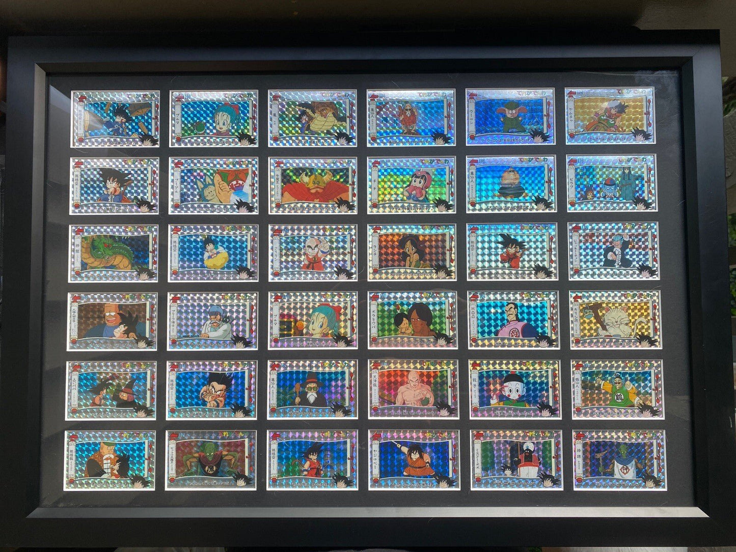 1991 Dragon Ball Terebi Denwa Part 1 Prism Full Set LP To NM With Custom Frame