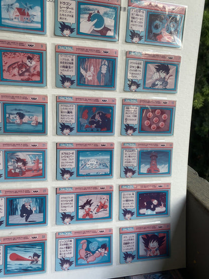 1991 Dragon Ball Terebi Denwa Part 1 Prism Full Set LP To NM With Custom Frame
