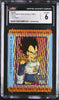 1991 Dragon Ball Vegeta Original Holo Cards Amada Line Prism CGC 6 PSA