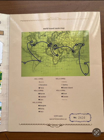 1992 To 1996 Rare 5000 Pieces Limited Edition Phone Card Disney Around The World