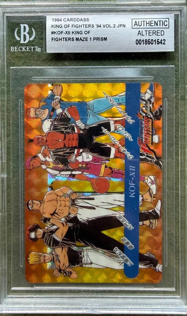 1994 Carddass King of Fighters 94 Vol 2 Japanese Maze 1 Prism Altered BGS