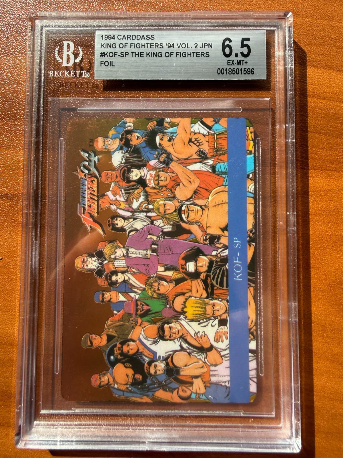 1994 Carddass King of Fighters KOF - SP Foil Vol 2 Prism BGS 6.5 Ryo Kyo Terry