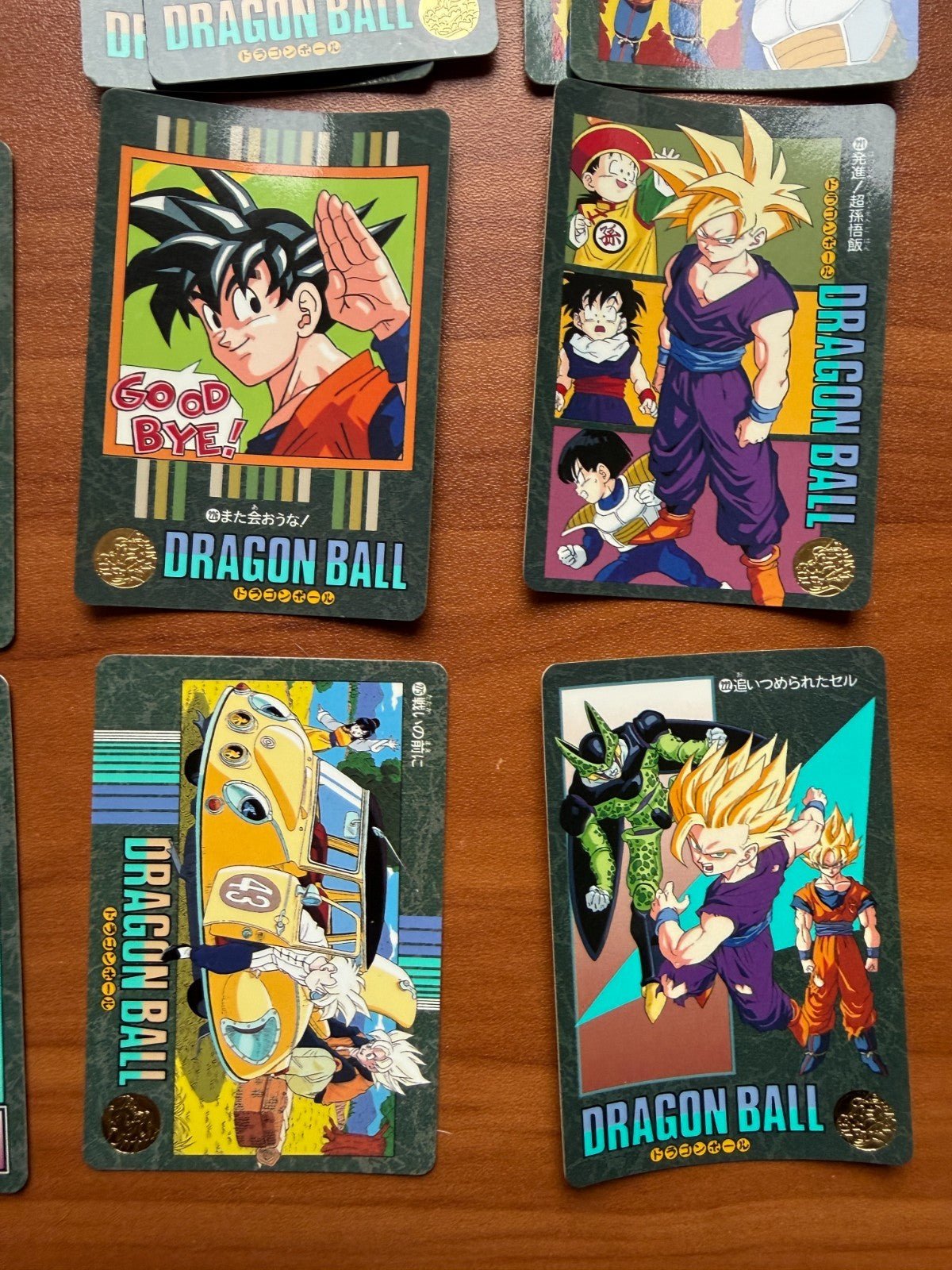1995 Bandai Dragon Ball Visual Adventure Cell Saga Lot Vegeta Goku LP